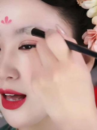 通勤/运动/约会三合一!免削砍刀眉笔防水防汗,自然毛流感适配所有场景 #眉笔