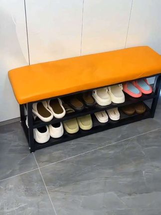 #轻奢换鞋凳门口家用入户玄关穿鞋凳简约鞋架可坐式客厅大容量鞋架#好物推荐🔥
