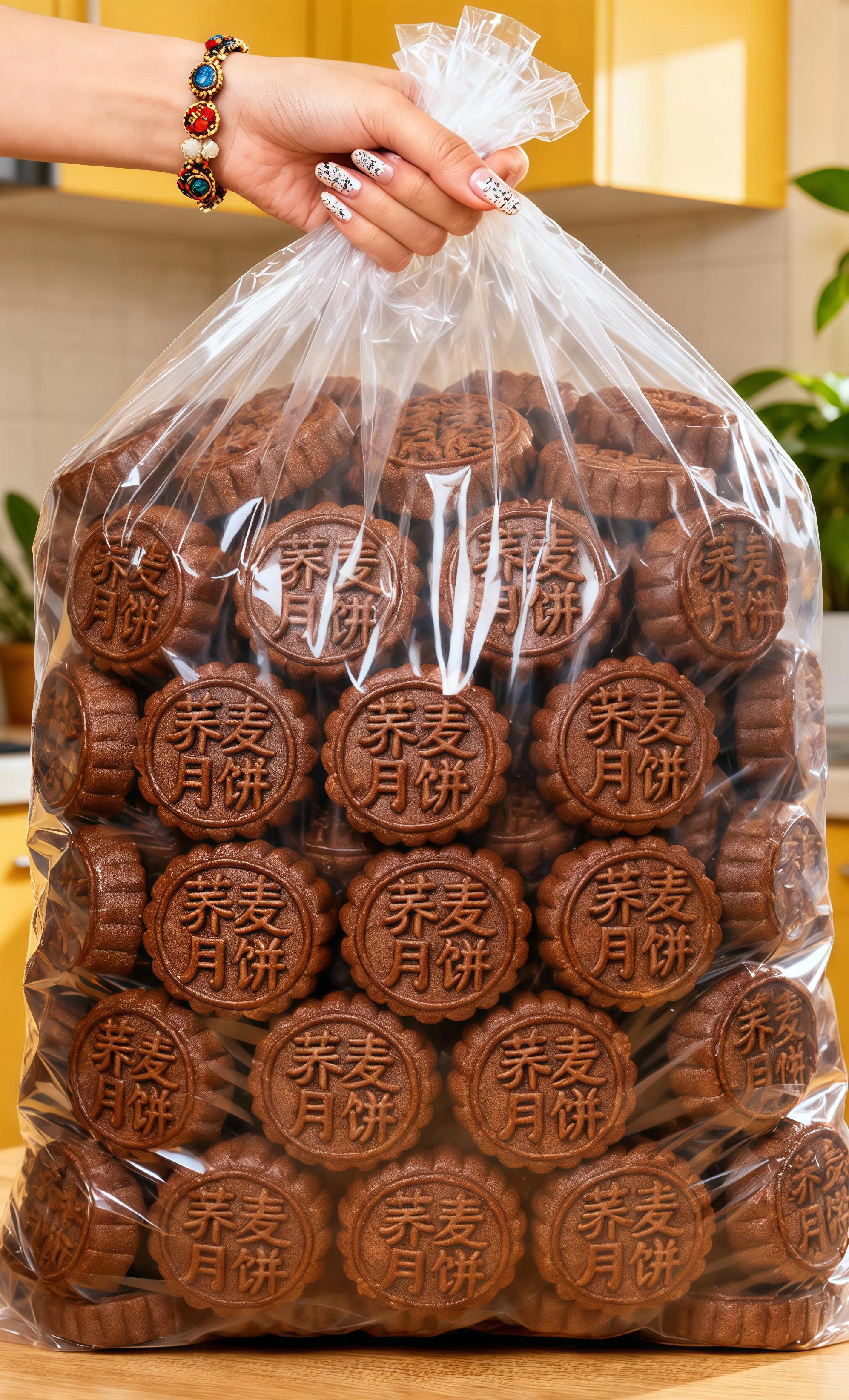【木糖醇荞麦五仁月饼·传统味与轻负担的双向奔赴】 吃货们快看!终于挖到这款“好吃不齁还没负担”的月饼神仙款🍥 木糖醇荞麦五仁的搭配,直接把我的味蕾拿捏住! 饼皮绝了——不是老式月饼的干硬感,荞麦粉的加入让它带着淡淡麦香,软乎乎的还不粘牙。饼边那圈规整褶皱精致得像艺术品,表面“荞麦伍仁”的字样瞬间拉满老味道仪式感~ 切开内馅更绝!花生、瓜子仁、核桃碎满满当当,每一口都是颗粒饱满的坚果香,热乎的香气直往鼻子里钻✨ 关键用木糖醇调味,甜得清爽又解腻,吃再多也不怕给身体加负担~ 传统糕点的魂它有,健康轻食的巧思它也有,中秋团圆、日常解馋都能安排!#五仁月饼逆袭 #传统糕点新吃法 #木糖醇月饼 #中秋必备 #健康零食控