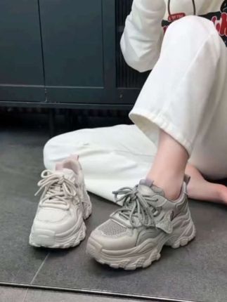 2025秋季新款流光风增高老爹鞋时尚舒适百搭潮流运动鞋女鞋#运动鞋#老爹鞋#休闲鞋#增高鞋#女鞋
