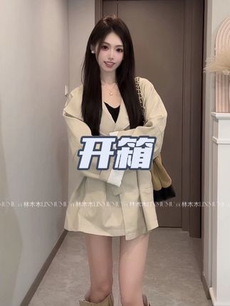 2025秋季宽松皮衣时尚拼接极简风清8003#高级感穿搭 #外套穿搭 #外套分享 #时尚单品 #韩系穿搭