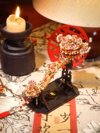 十里红妆如意金属拼图有谁会不喜欢的? #手工diy #国风美学 #金属拼图艺术 #让孩子远离手机 #送给自己的礼物🎁