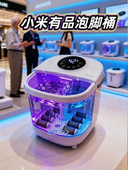 宝子们!小米有品全自动泡脚桶来啦✨42℃恒温泡脚超舒服,智能恒温不用手动加热~仿真人按摩盘,足底穴位全覆盖,舒缓一天疲劳!加深桶身泡到小腿,大容量,全家可用~一键排水超方便,一键开启居家养生新模式~ #家居好物 #泡脚桶推荐 #健康生活##提升幸福感好物 #泡脚桶