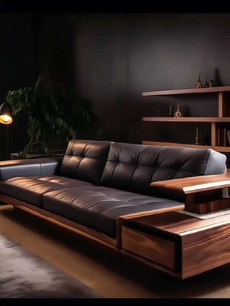 中式北美黑胡桃高端客厅沙发