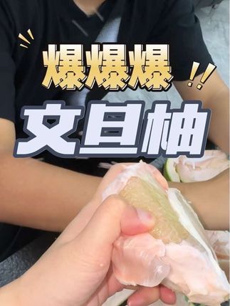 柚子中的天花板文旦柚!果肉细腻又爆汁 清甜又可口 正宗度尾文旦柚 现摘现发 #文旦柚#应季水果#柚子#柚子的正确打开方式