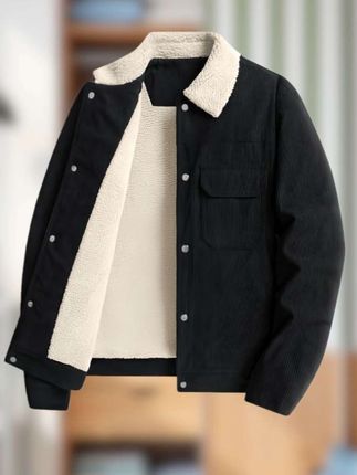 #男士灯芯绒夹克外套 #男士保暖时尚棉服外套 #反季清仓 #时尚百搭大码棉服外套