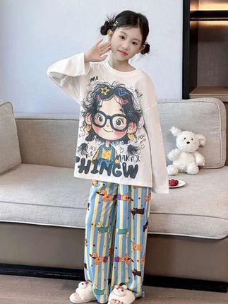 #女童睡衣#在家也要美美哒 #春秋新款