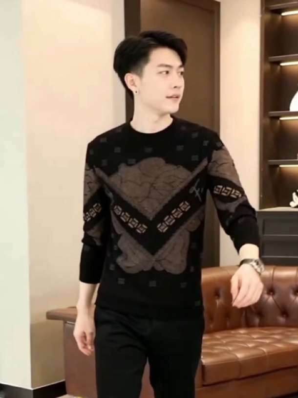 男士冬季毛衣,商务休闲时尚,潮流百搭打底衫针织衫