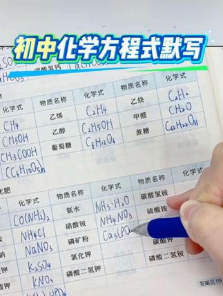 初中化学方程式知识点汇总默写本基础知识大全中学实验重难点练习本册常识中考必考元素考点专项练习书·#初中化学 #初中化学怎么学 #初中化学方程式默写 #初中化学方程式大全 #初中化学知识点