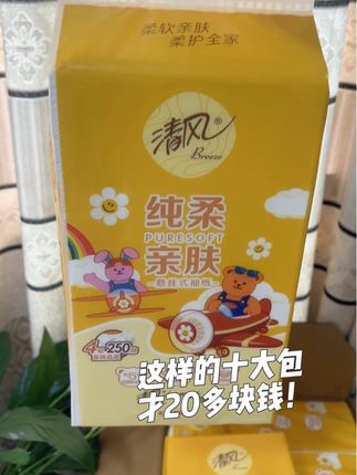 清风羊毛哪个还没薅,一大箱10大包到手才20多,刷到还有快点闭眼入。#抽纸 #好物推荐🔥 #清风 #清风抽纸 #生活用纸