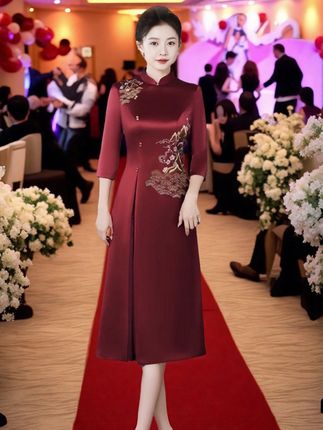 #婚宴妈妈装 #结婚礼服 #婚礼妈妈装 #婚庆礼服 #高端大气