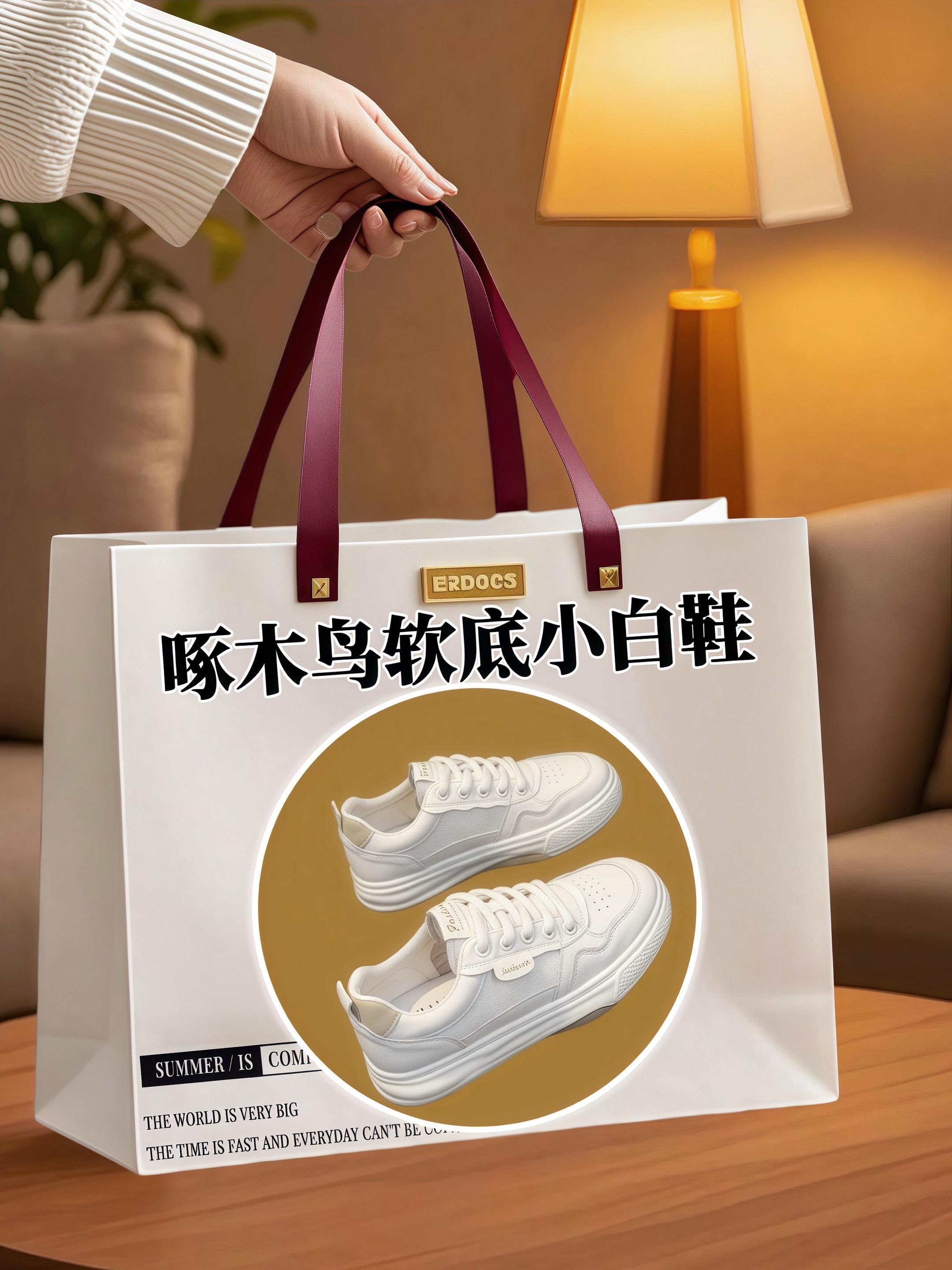 啄木鸟厚底小白鞋✨。姐妹们,这双小白鞋自带韩系清新范儿! 2025秋季新款设计简约利落,日常穿既舒适又显清爽,轻松适配多种场景,百搭属性拉满。 鞋型利落不挑脚,搭配灵活多样: • 配直筒牛仔裤+短款卫衣,休闲随性,出街清爽有氛围。 • 搭A字短裙+长袖T恤,甜美与简约结合,约会或逛街都合适; • 穿运动裤+针织开衫,利落不拖沓,散步或日常出行无压力; • 配西装裤+简约衬衫,中和正式感,通勤也能穿出轻松范儿。 实穿又耐看,是秋季提升穿搭实用性的好选择,喜欢韩系休闲风的姐妹可以入手~ #啄木鸟小白鞋 #2025秋季新款 #韩版休闲鞋 #百搭运动鞋