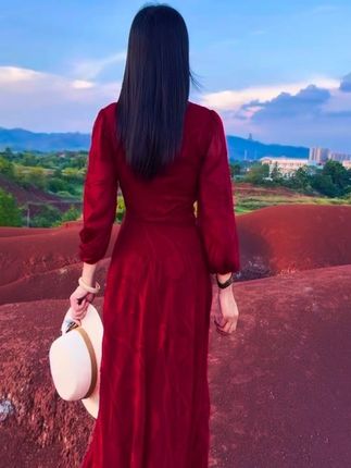 踏红沙,念故土,一捧赤沙寄乡愁#家乡的美 #黄土高坡 #梦里的兰花花