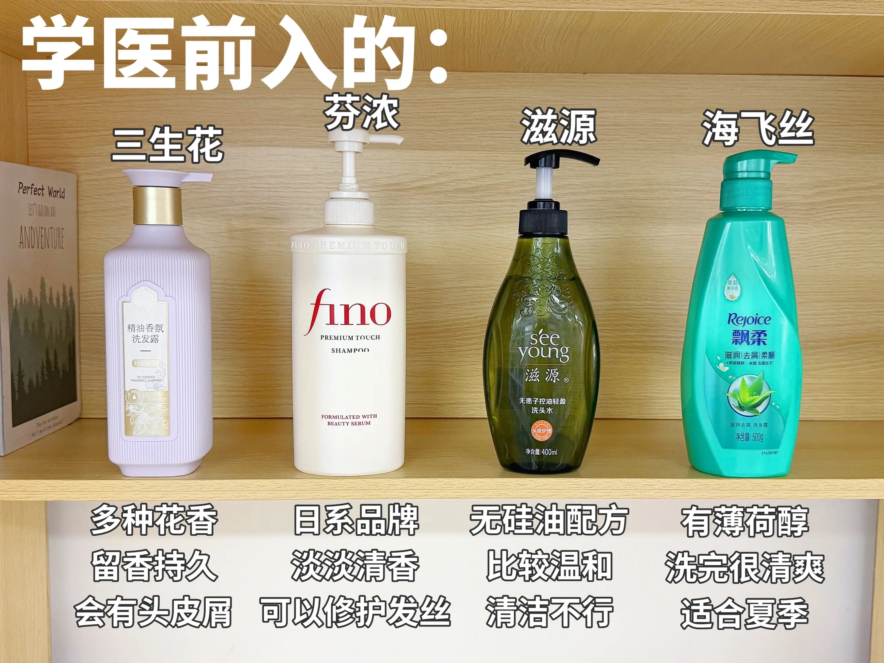 学医前用的🆚学医后用的洗发水! 掉发/脱发/掉发脱发很严重 - 抖音