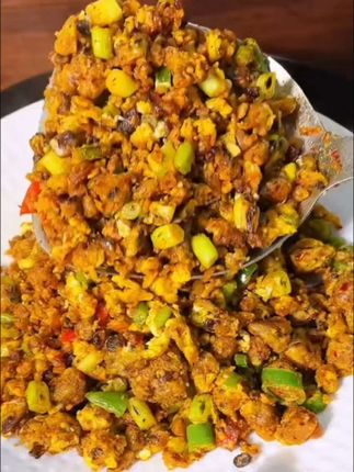 #河南特产五香豆糁#豫东美食#豆糁蛋#纯手工制作#