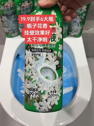 19.9到手6大瓶 太好用了 实惠实惠#好物推荐🔥 #马桶除臭 #强烈推荐 #洁厕剂推荐 #洁厕剂推荐