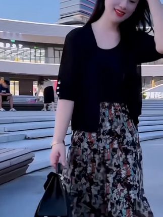 #素简风格女装 #女装短袖t恤套装小个子