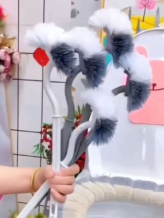 卫生间多功能挂墙式马桶刷家用去死角免打孔360度#居家好物 #马桶刷 #清洁刷