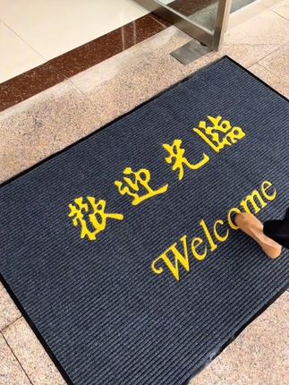 铺在门口的进户垫,蹭一蹭脚底就干净了,避免把灰尘泥土带到家里来,好打理,也不卷边#进门地垫 #防滑地垫 #地垫地毯 #进门地垫 #条纹地垫