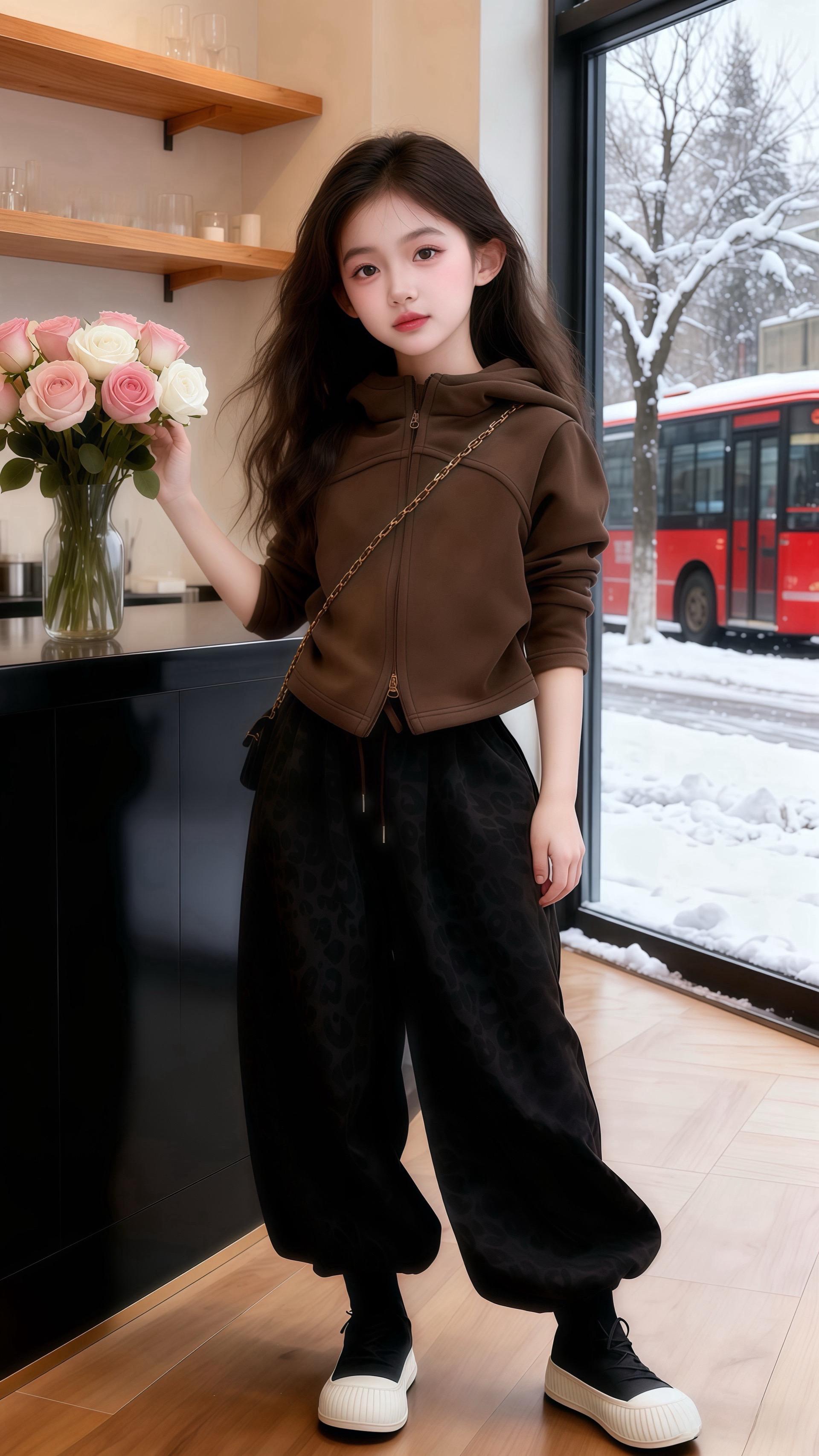 #来双11解锁秋冬本命穿搭 #解锁秋季一周色彩灵感穿搭 #早秋姐感气质穿搭 #轻松摆脱路人感的韩系穿搭#生女儿就是用来打扮的 @抖加🔥上热门🔥dou+🔥热点宝