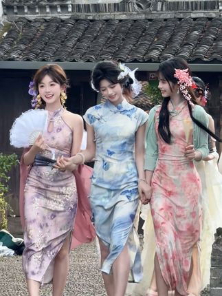 看不过来了!看不过来了!#旗袍 #廿廿不忘廿八都 #来江山过十一