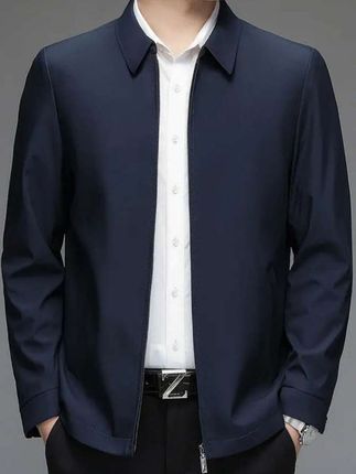 罗蒙夹克外套男士秋季新款商务外套高档男士行政夹克休闲干部服 #品质男装 #商务夹克外套 #行政夹克外套 #男士夹克 #秋季新款男装