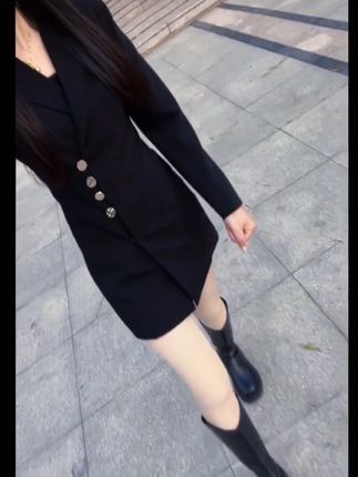 明星同款金属扣西装裙女春装高级感时尚气质通勤连衣短裙收腰显瘦#早秋穿搭 #穿出自己的风格 #好物推荐🔥