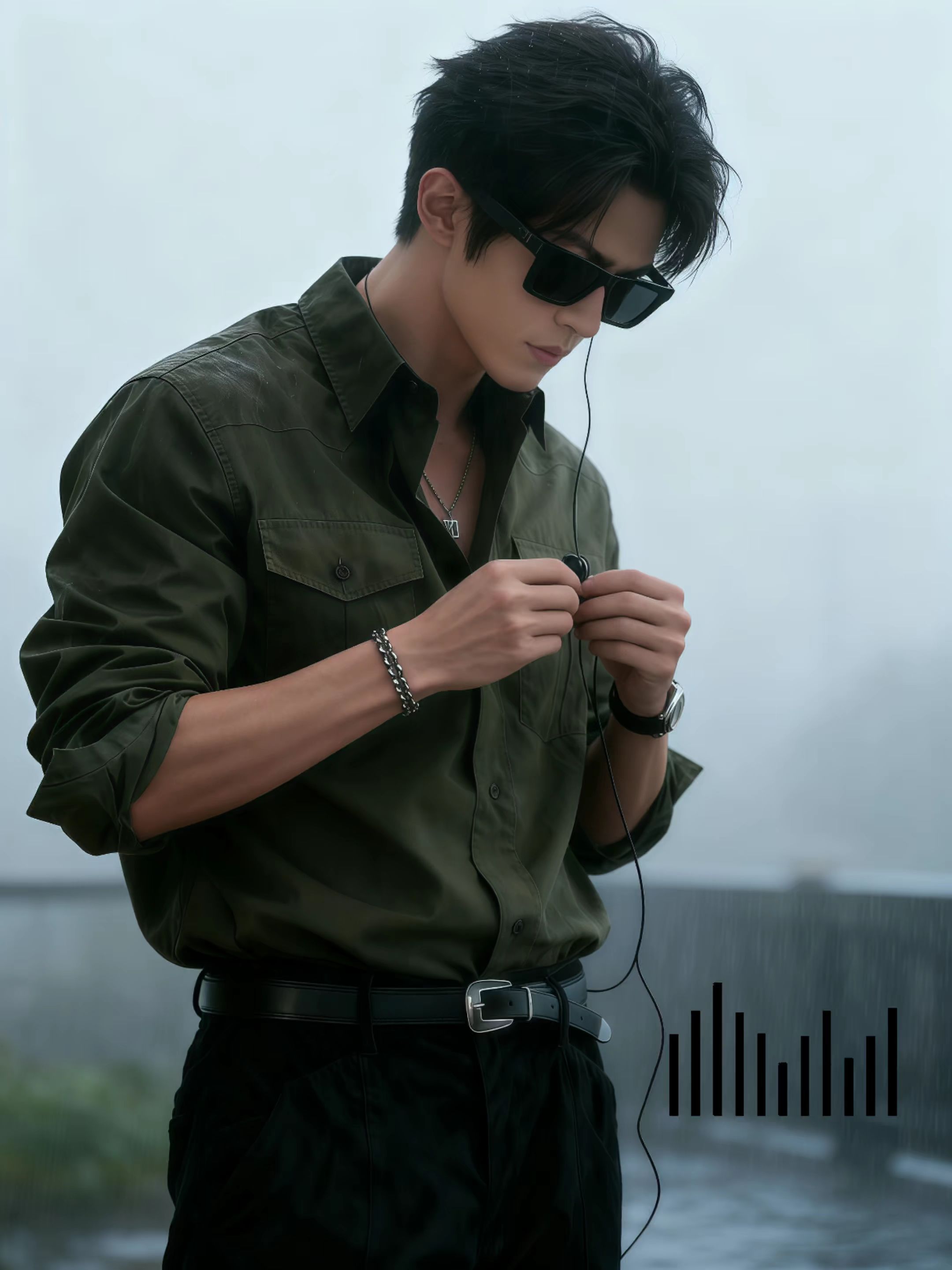 #男友穿搭 #帅炸了 #工装风 #衬衫控#说好的随便穿穿呢