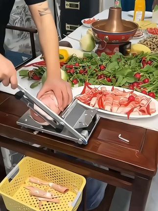 不锈钢牛羊肉卷切片机#多功能切菜切冻肉机#牛羊肉切卷机#羊肉切片机