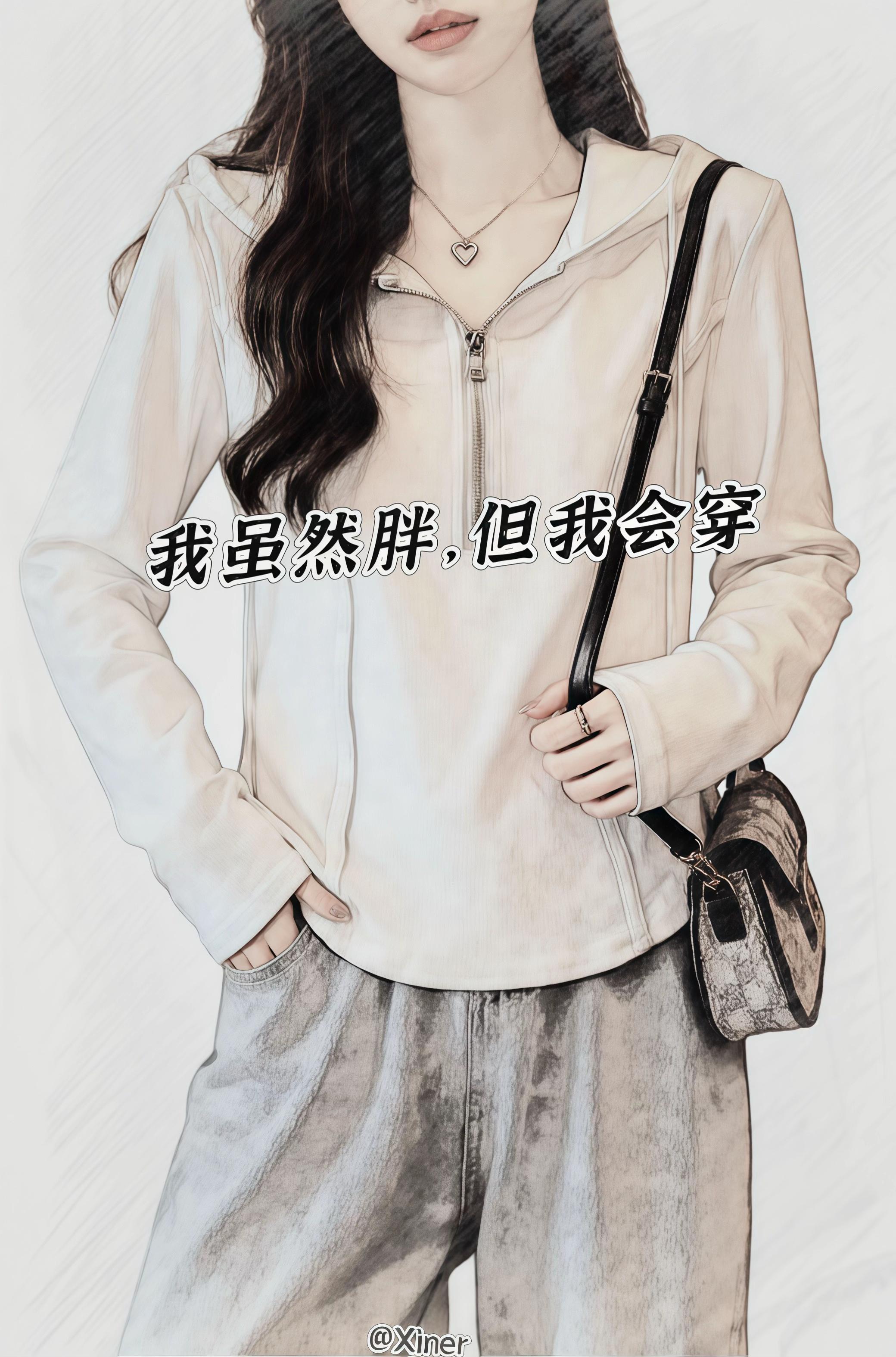 2025春秋连帽内搭长袖棉t恤女大码胖妹妹显瘦遮肚时尚休闲拉链上衣打底衫#大码女装#连帽T恤 #内搭外穿都好看 #减龄显瘦穿搭#谁穿谁好看@DOU+上热门 @DOU+小助手 @抖加🔥上热门🔥dou+🔥热点宝 @抖音创作小助手