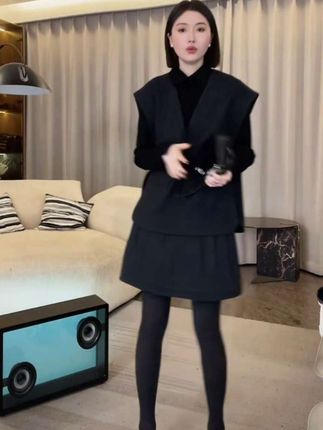 #早秋新款 #秋冬新款 #ootd穿搭 #显瘦#套装