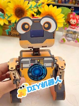 #上热门上热门 #DIY机器人 #儿童礼物推荐 #探梦AI机器人 #益智玩具