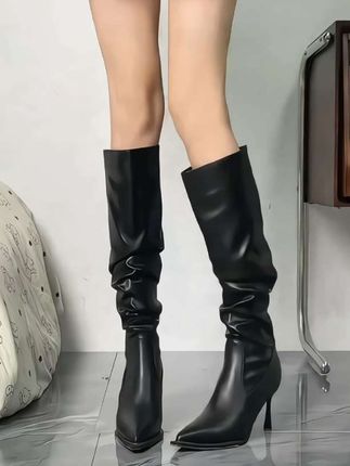#长筒靴 #靴子 #高跟鞋 #显高显瘦显腿长 #辣妹穿搭