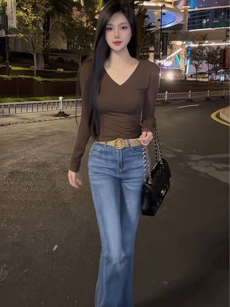 不用长得很漂亮 但是一定要有气质#美出高级感 #上衣#牛仔裤