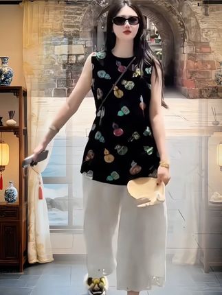 #时尚减龄 #洋气百搭#面料柔软舒适 #夏季新款#遮肉显瘦