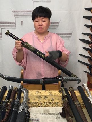 #牛尾刀#冷兵器#工艺品@DOU+上热门