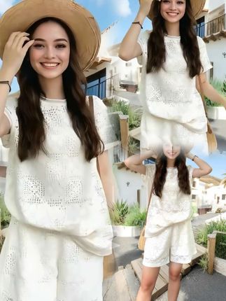 #品质女装#套装#显瘦穿搭 #夏日穿搭#谁穿谁好看