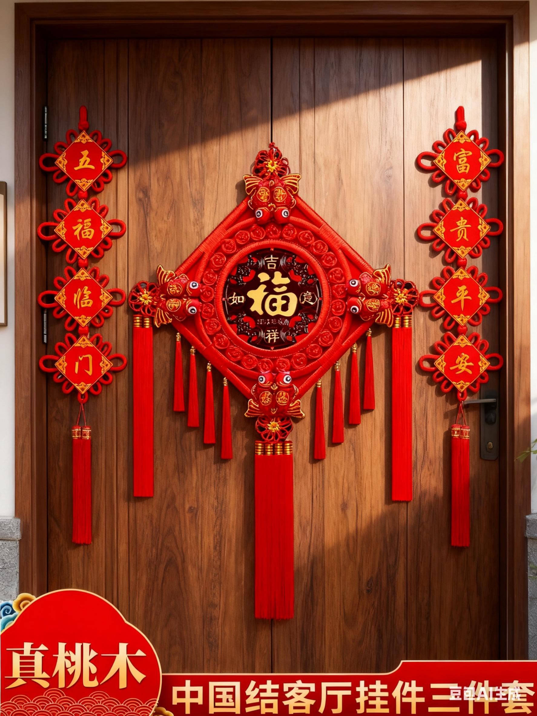 给家里添置的中国结,太喜庆了#客厅中国结挂件 #福字挂件 #中国结 #软装搭配 #挂饰挂件
