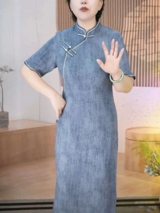 #妈妈连衣裙 #连衣裙 #旗袍连衣裙 #连衣裙推荐 #高级感连衣裙推荐
