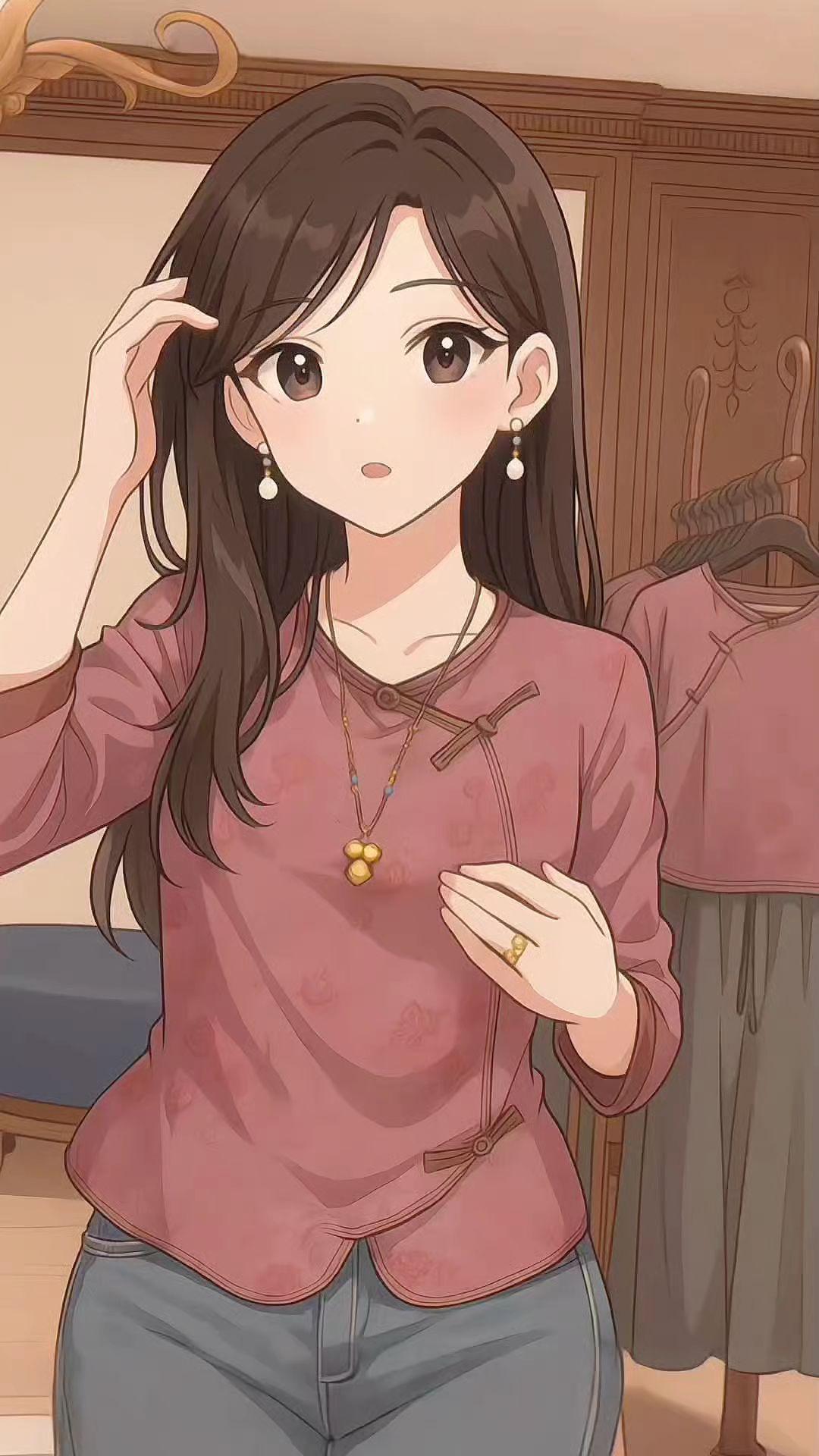 #中式美学服饰 #重工刺绣 #国风 #新中式 #秋冬穿搭新鲜感在线
