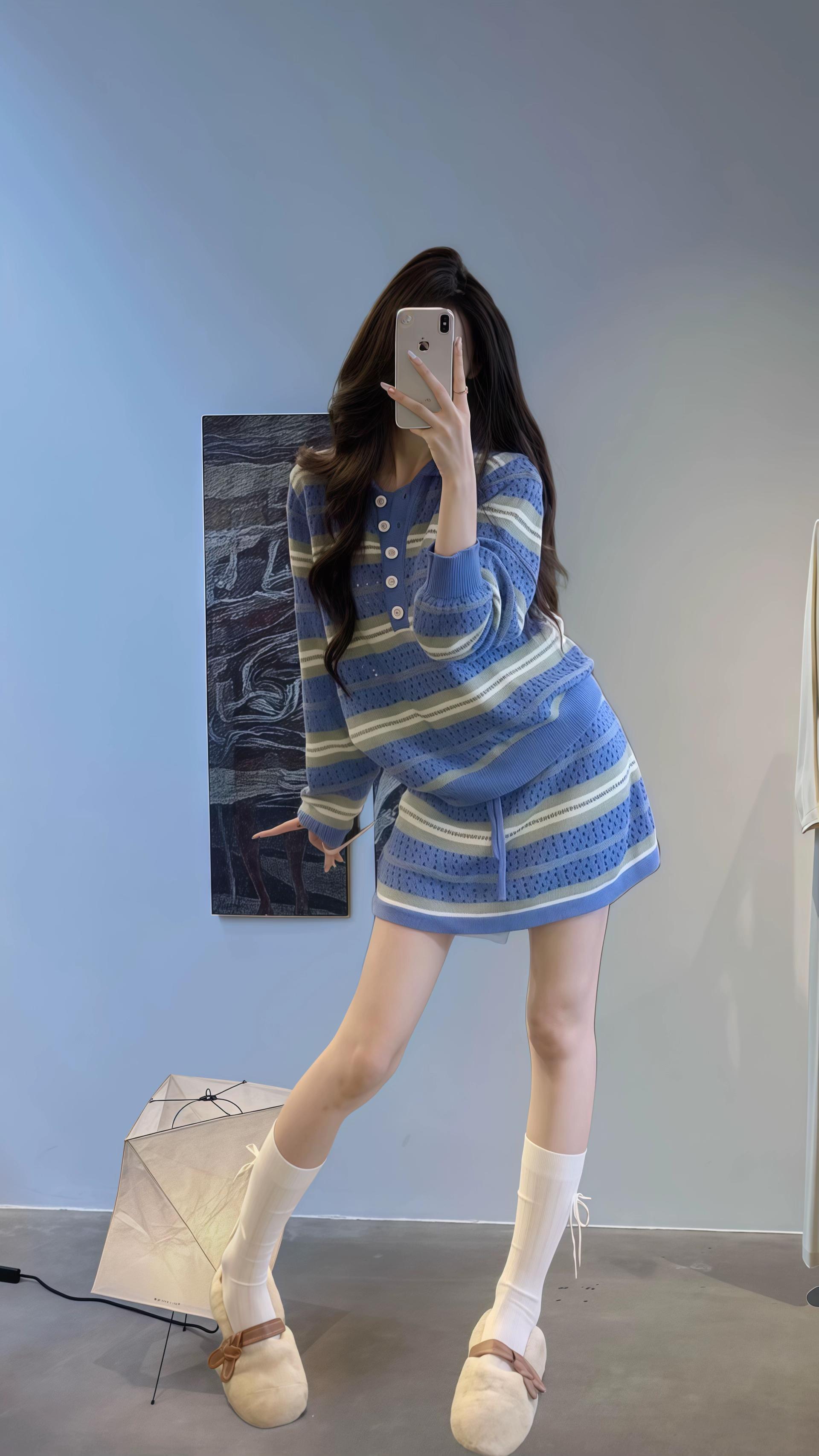 #拿捏开学穿搭公式 #如何把牛仔衬衣穿出时髦感 #穿搭如呼吸般简单 #素颜穿搭如何摆脱土气感 #蓝色衬衫一周穿搭不重样