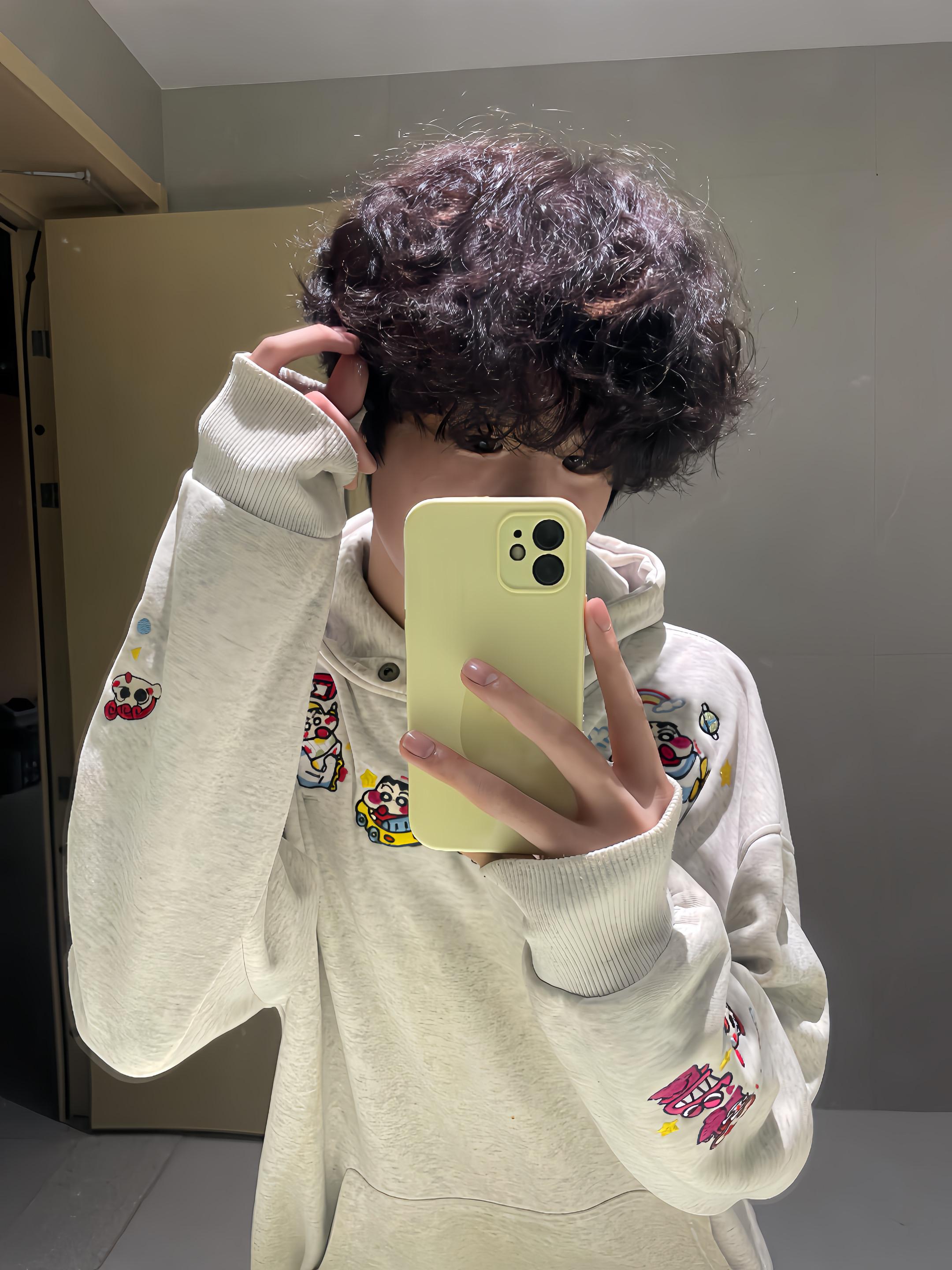 我的肚子会饿饿 我的脑袋会涩涩~#卷毛
