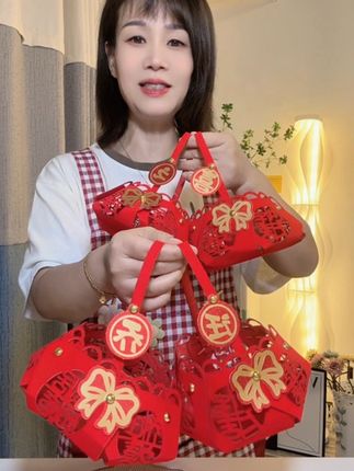 乔迁之喜手提篮装饰新居礼物搬新家颜色入伙客厅仪式布置用品摆件#乔迁果篮 #乔迁新居布置装饰 #干果篮 #乔迁用#乔迁新居大吉