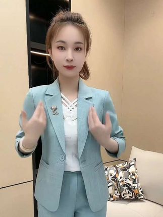 西服十裤子两件套装,时尚洋气,优雅大方,显高贵显气质