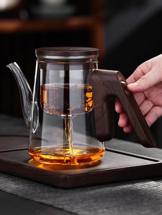 顶壶磁吸飘逸杯茶水分离泡茶器#玻璃泡茶杯 #好物推荐🔥