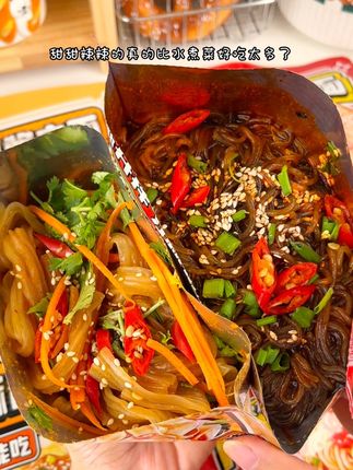 #魔芋火鸡面 #魔芋麻酱宽面 #嗦粉 #太好吃了