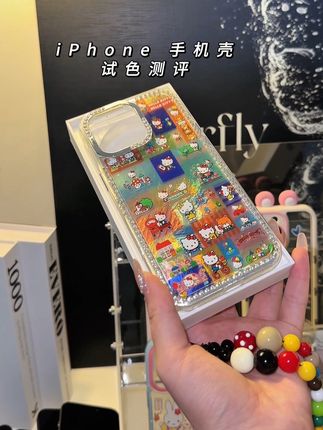 长在心巴上的kitty手机壳#手机壳 #链条手机壳 #手机壳推荐 #仙女必备 #创意手机壳