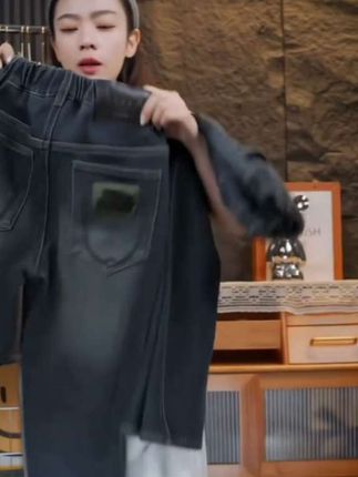 【热推爆款】男童春秋牛仔裤2025春秋新款洋气立体狗国潮老爹裤宝宝#好物推荐 #爆款推荐 #好货便宜