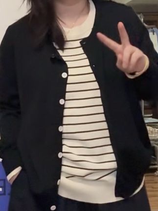 大码新款刺绣假两件针织衫女装新春季胖MM遮肉显瘦长袖上衣#韩系韩系 #显瘦搭配 #上衣穿搭 #大码穿搭 #百搭上衣