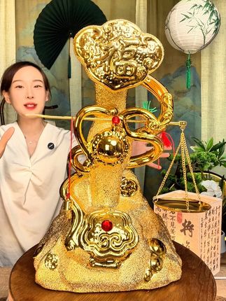 寓意就是称心如意!无论收藏摆柜还是走亲访友,拿出去都是相当有讲究的!#杏花村酒 #景德镇陶瓷 #白酒推荐 #白酒 #中秋送礼佳品